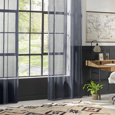 MOLY – Lichtdoorlatend gordijn, blauw