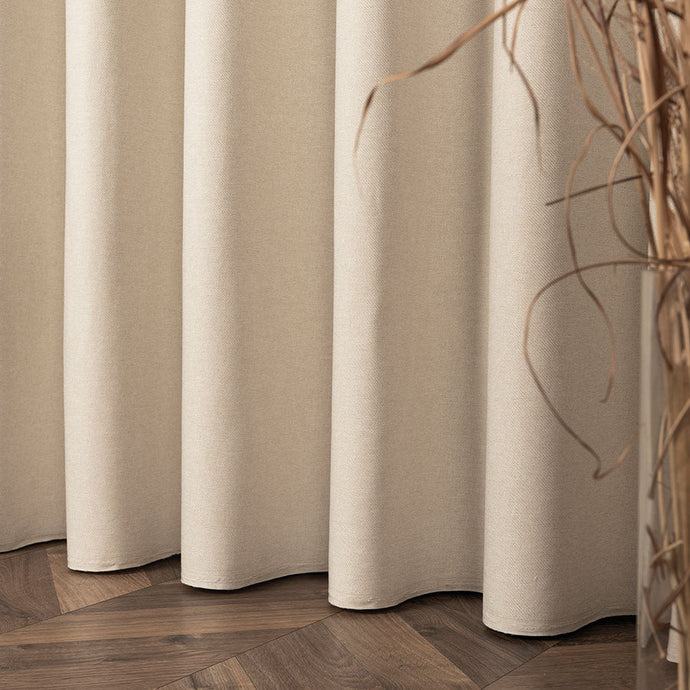 CYRUS - Lysdæmpende wavegardin, beige - EasyGardin™