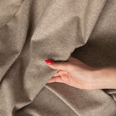 CYRUS - Lysdæmpende wavegardin, Mørk beige - EasyGardin