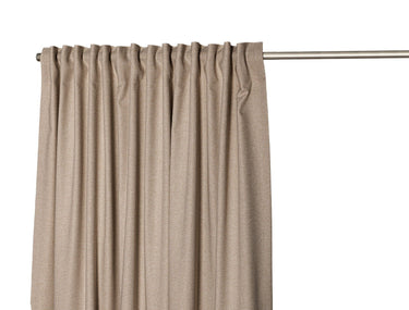 CYRUS - Lysdæmpende wavegardin, Mørk beige - EasyGardin