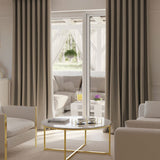 NOVA - Wave Mørklægningsgardin, beige - EasyGardin